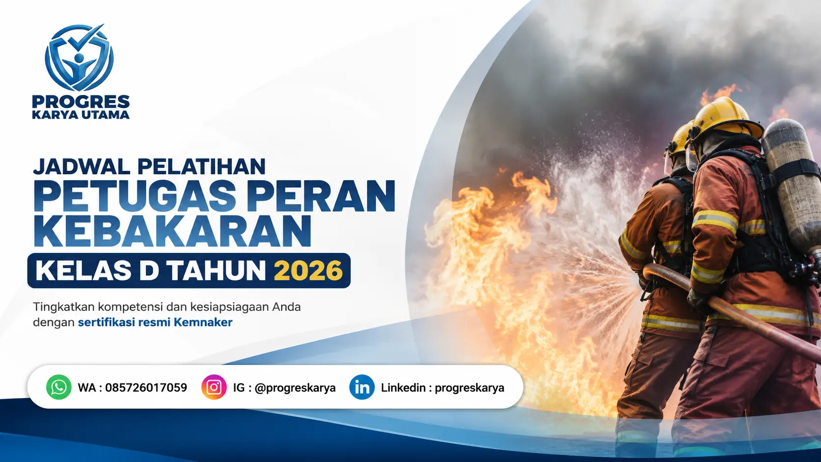 Jadwal Pelatihan Petugas Peran Kebakaran Kelas D Tahun 2026